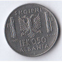 1940 - 0,50 Lek Albania Vittorio Emanuele III Occupazione Italiana Spl